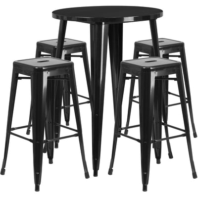 Metal Colorful Bar Table & Stool Sets