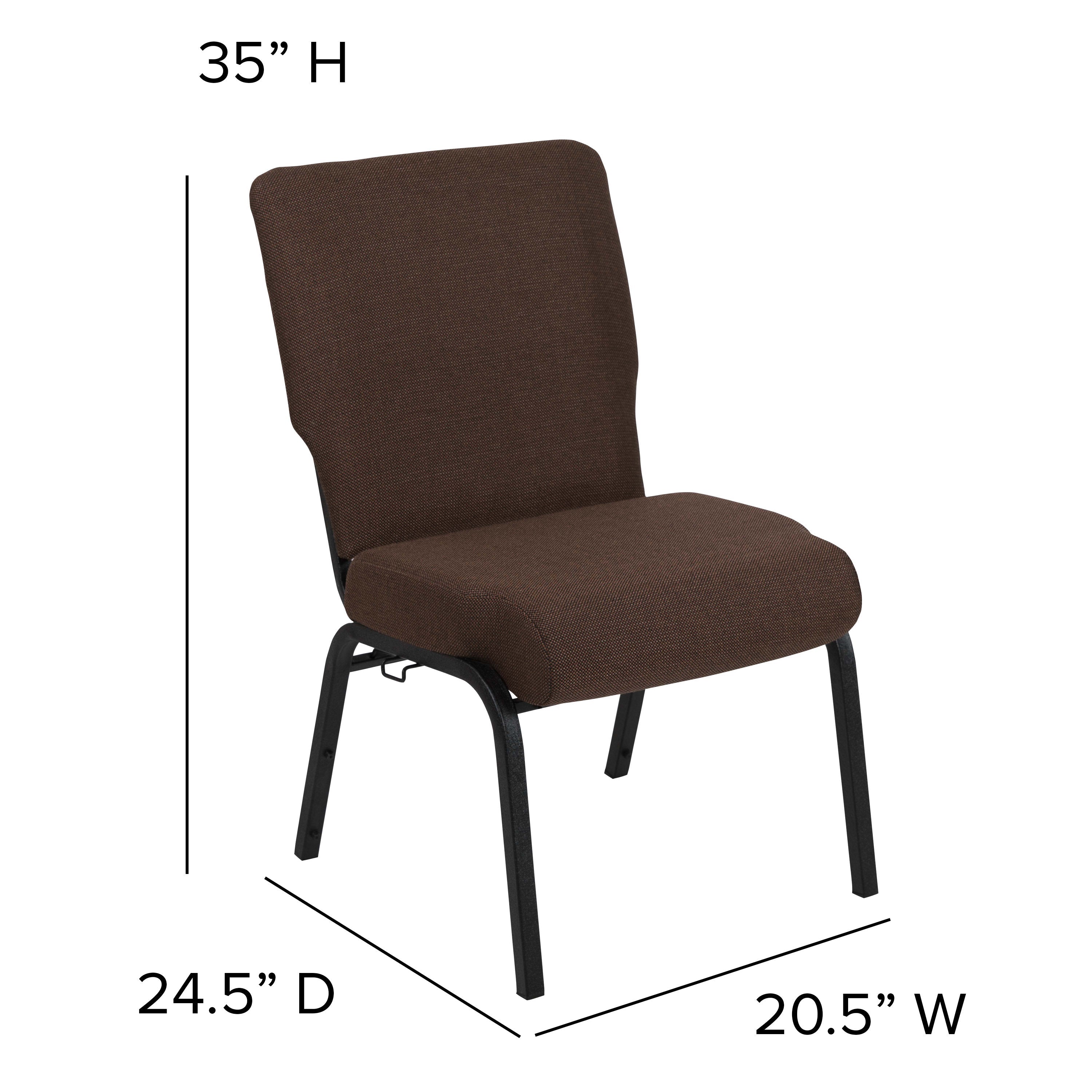 20.5 Foam Padded Church Chair ADVG-PCCF- – Stack Chairs 4 Less