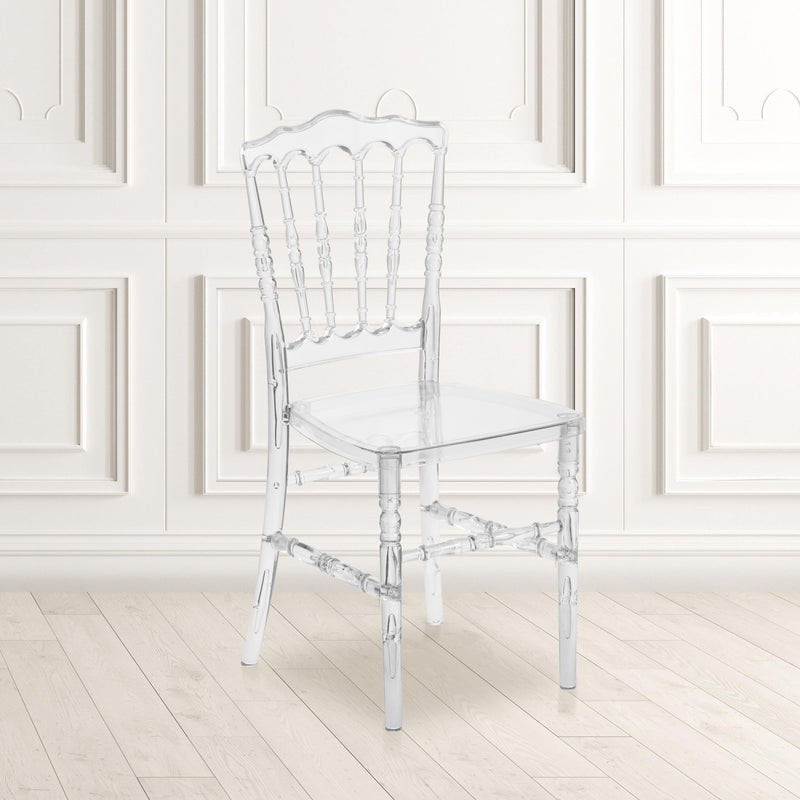 Crystal Ice Napoleon Stacking Chair - Event Seating - Hospitality Seating