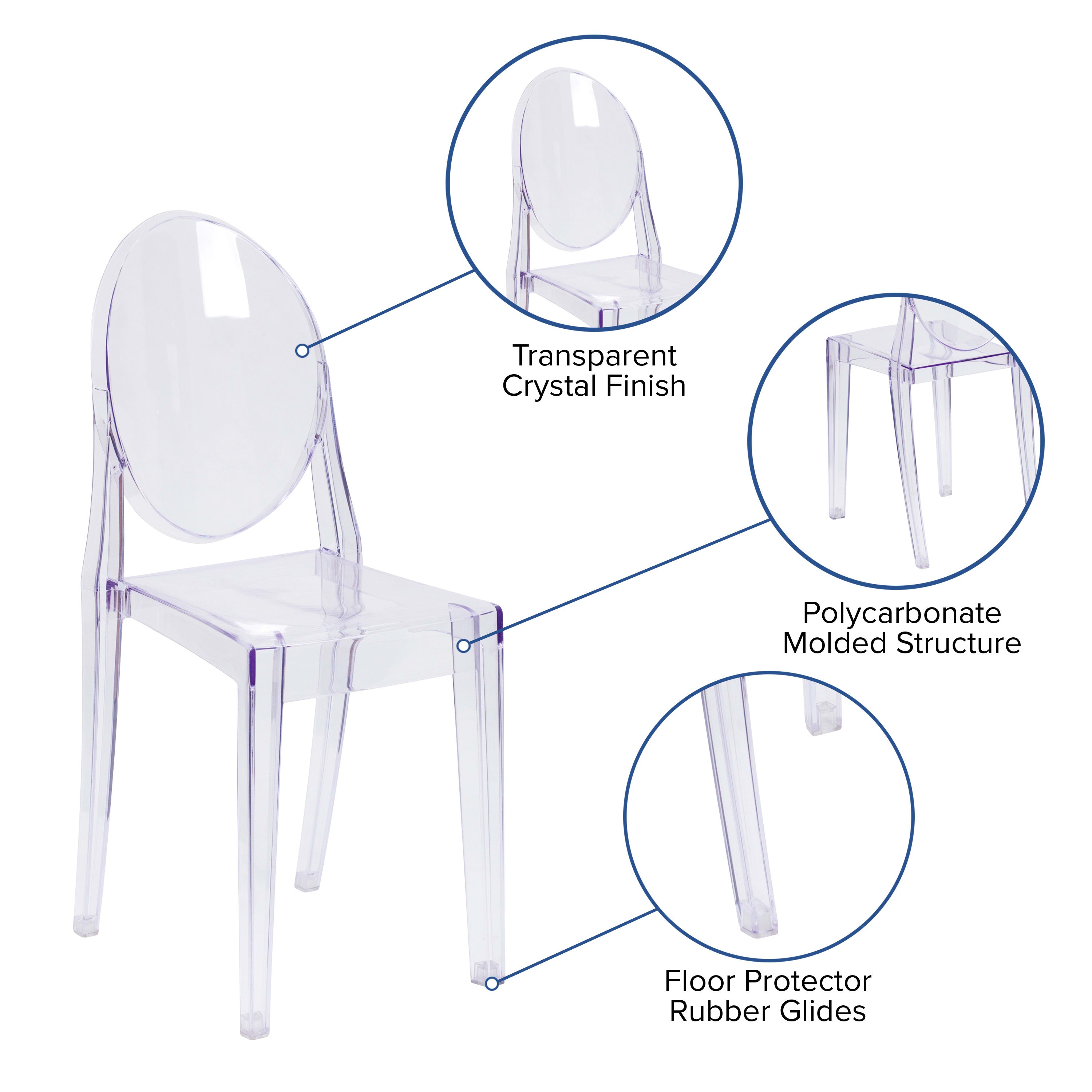 Ghost styling online chair