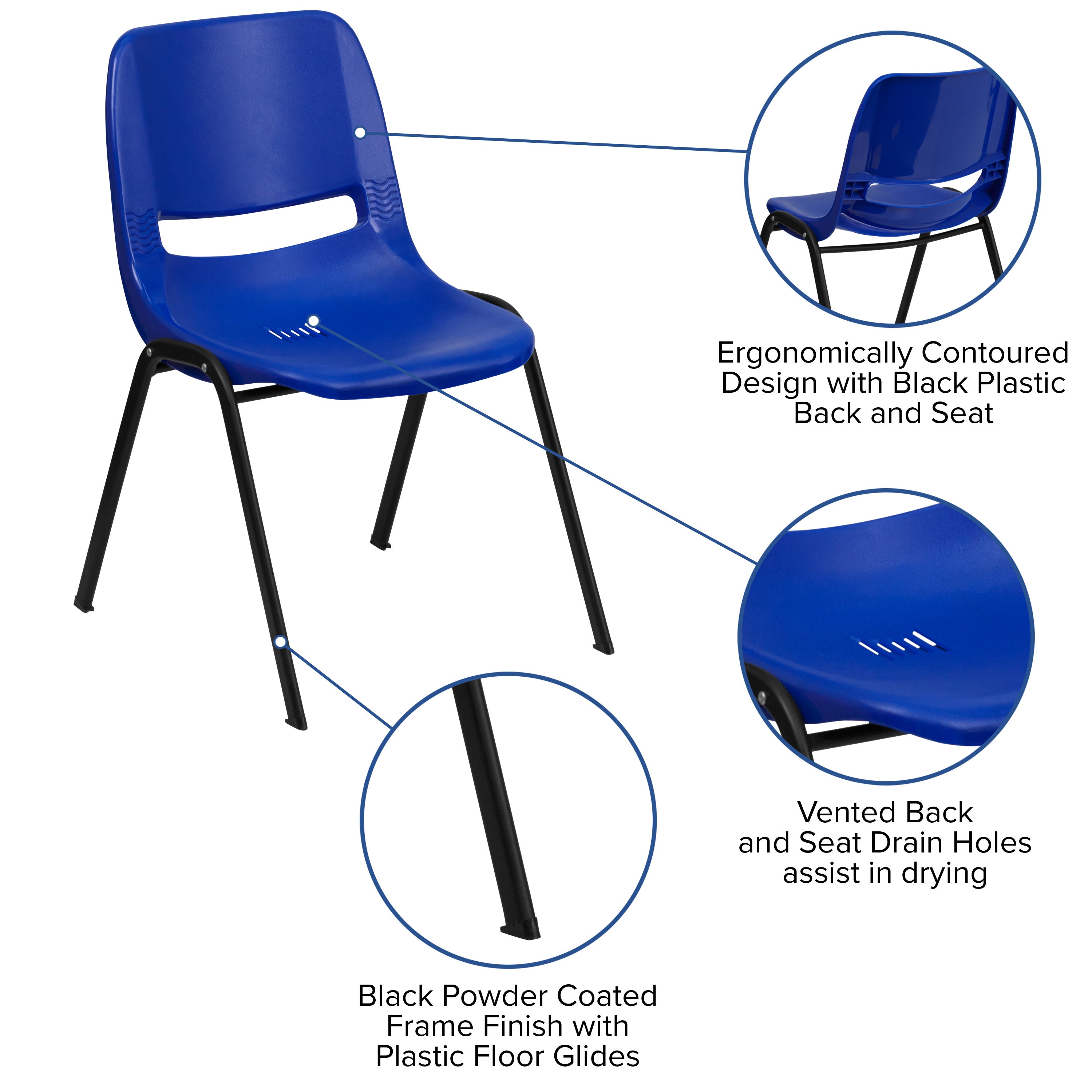 Plastic Stack Chair RUT-EO1- – Stack Chairs 4 Less