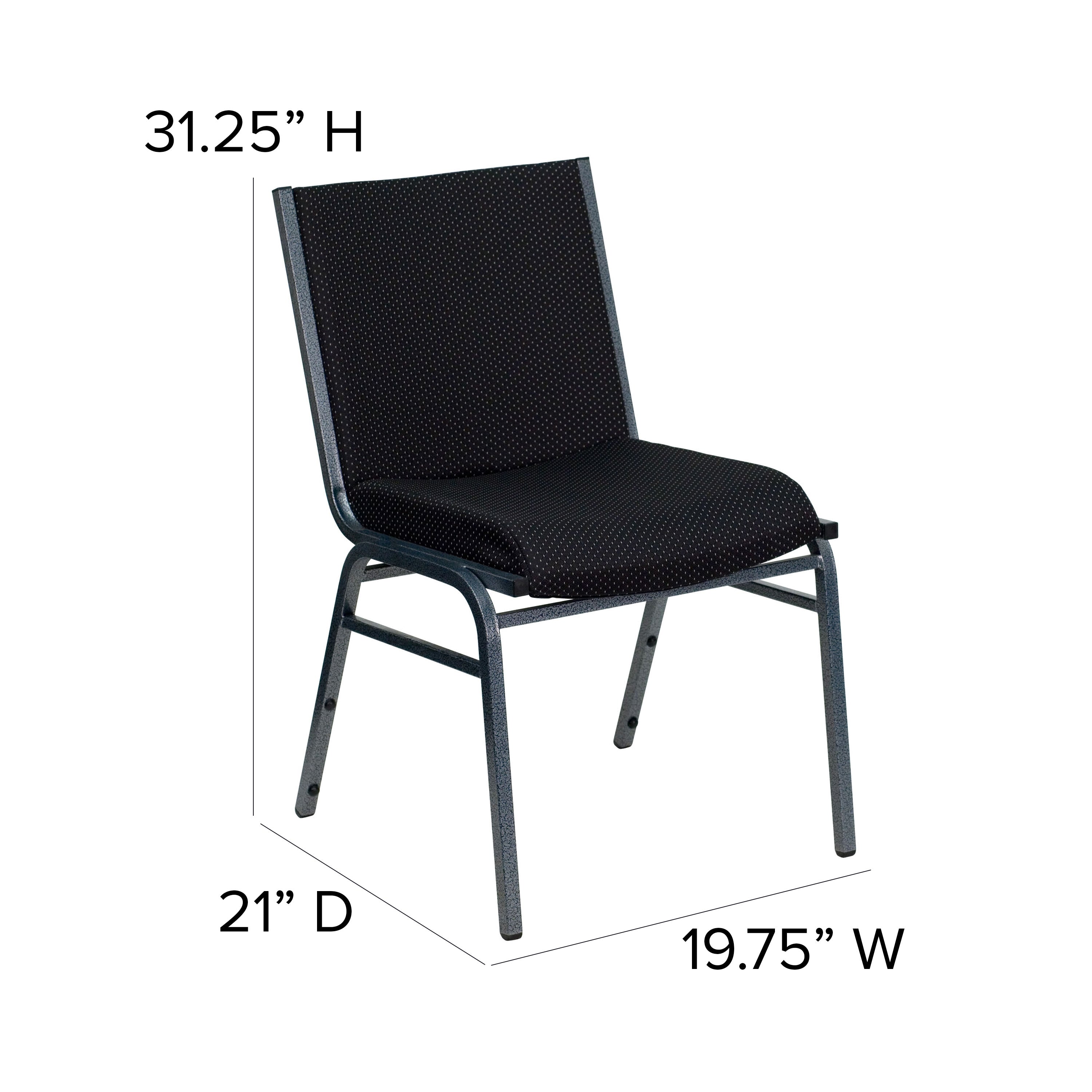 Black stack chairs sale