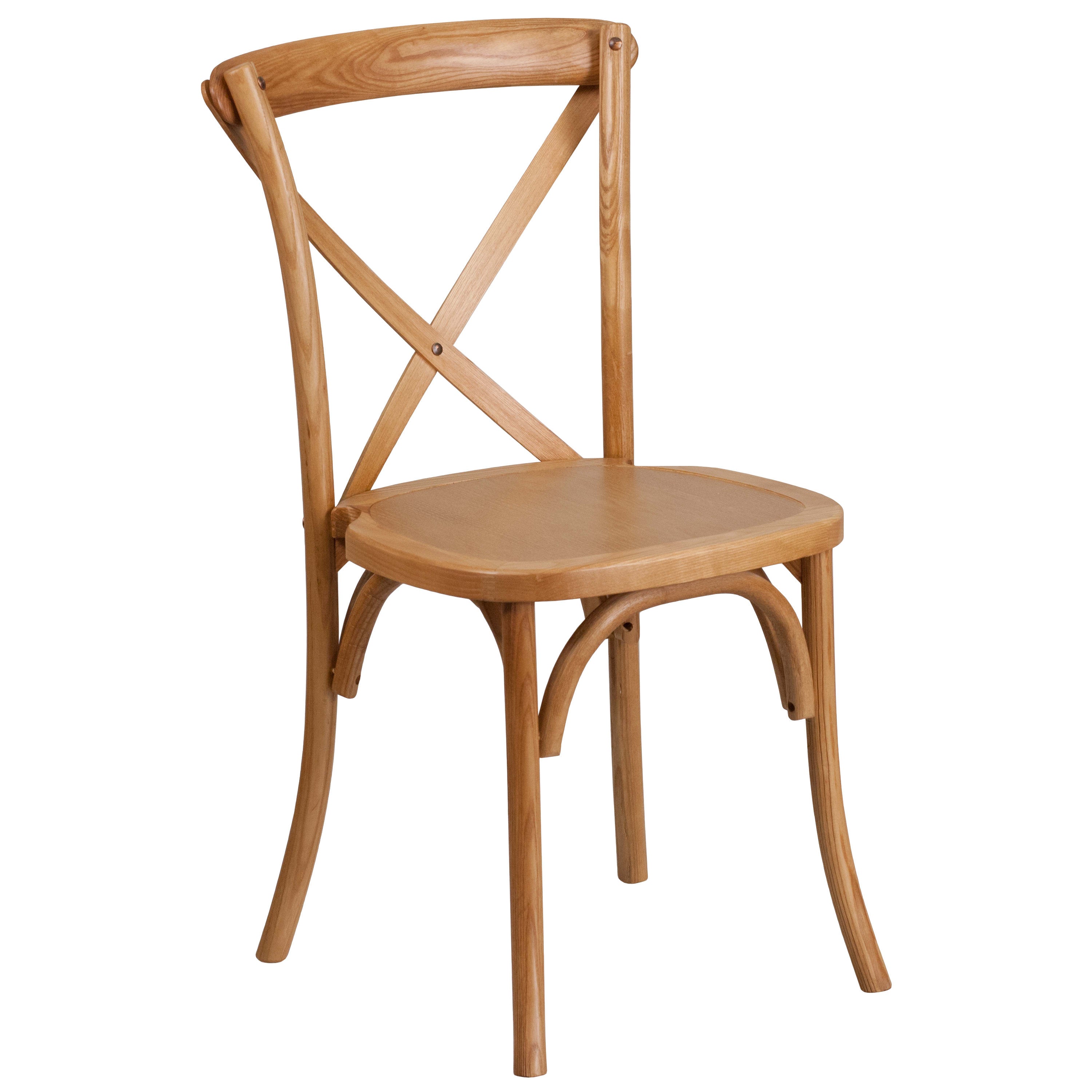 Solid wood cross 2025 back dining chair