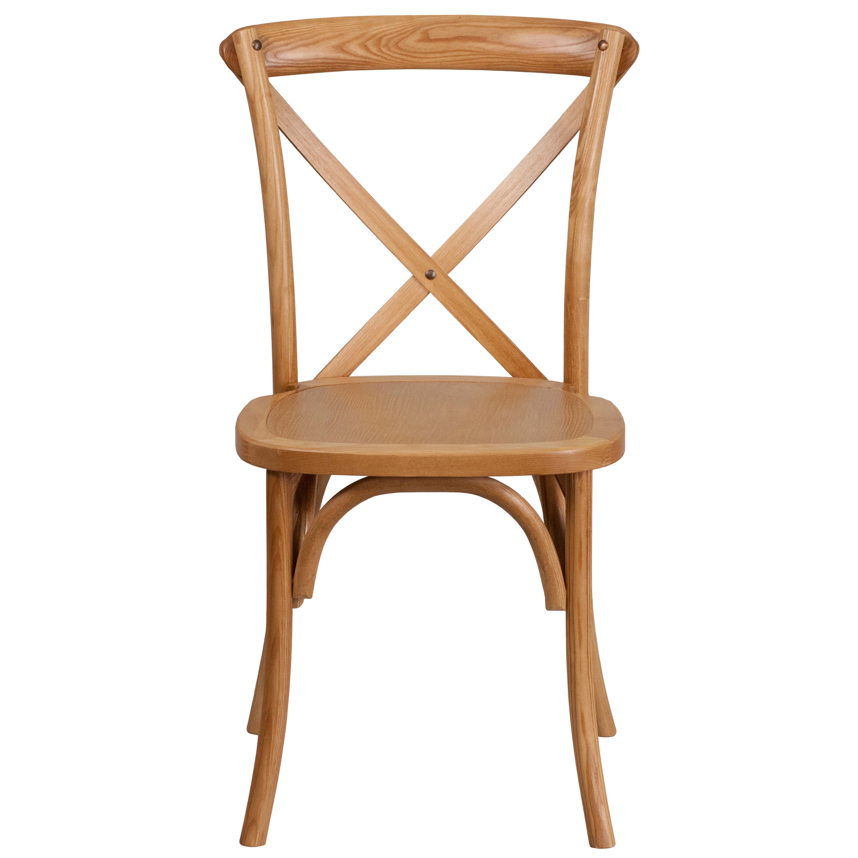 Wooden cross back online chairs