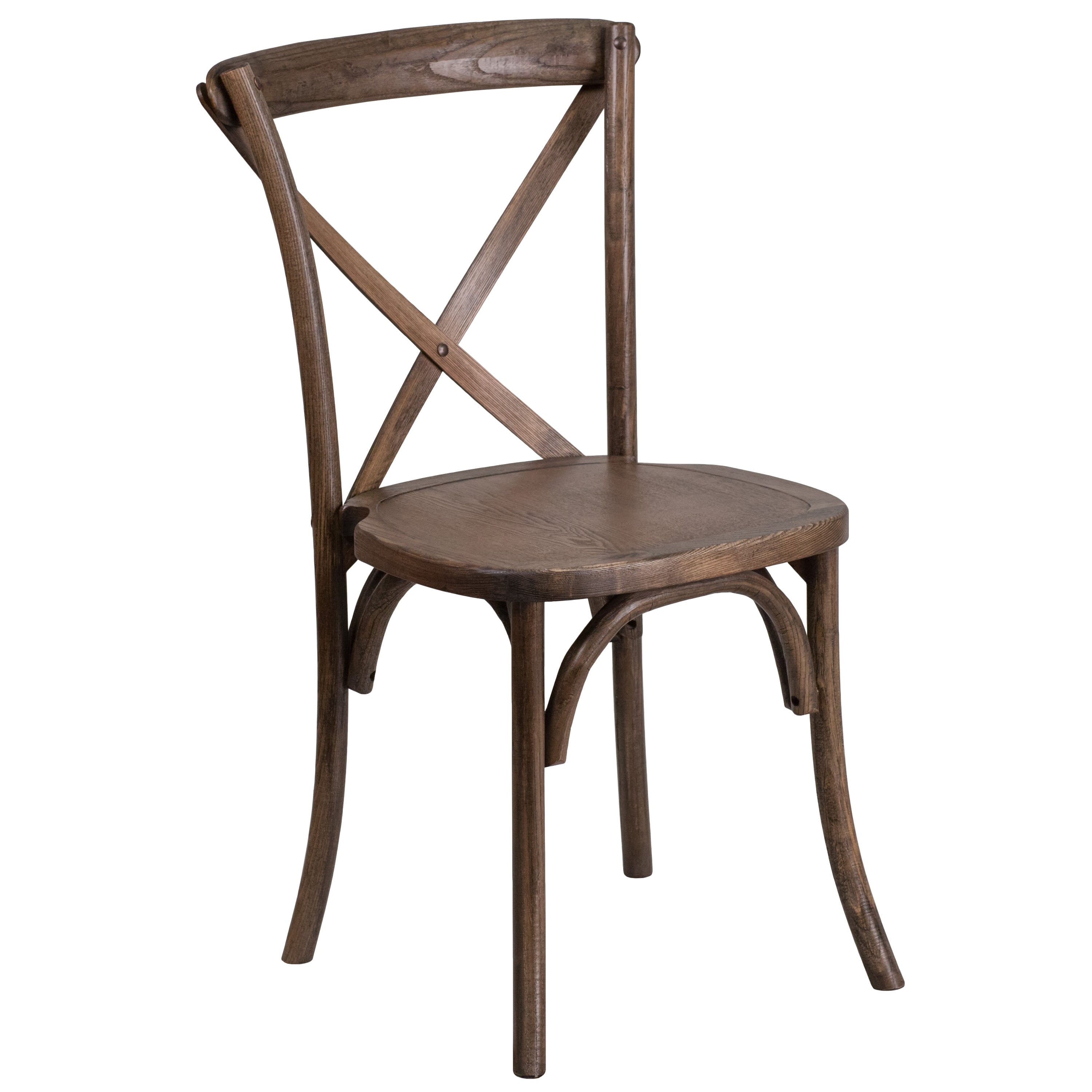 Solid wood cross online back dining chair