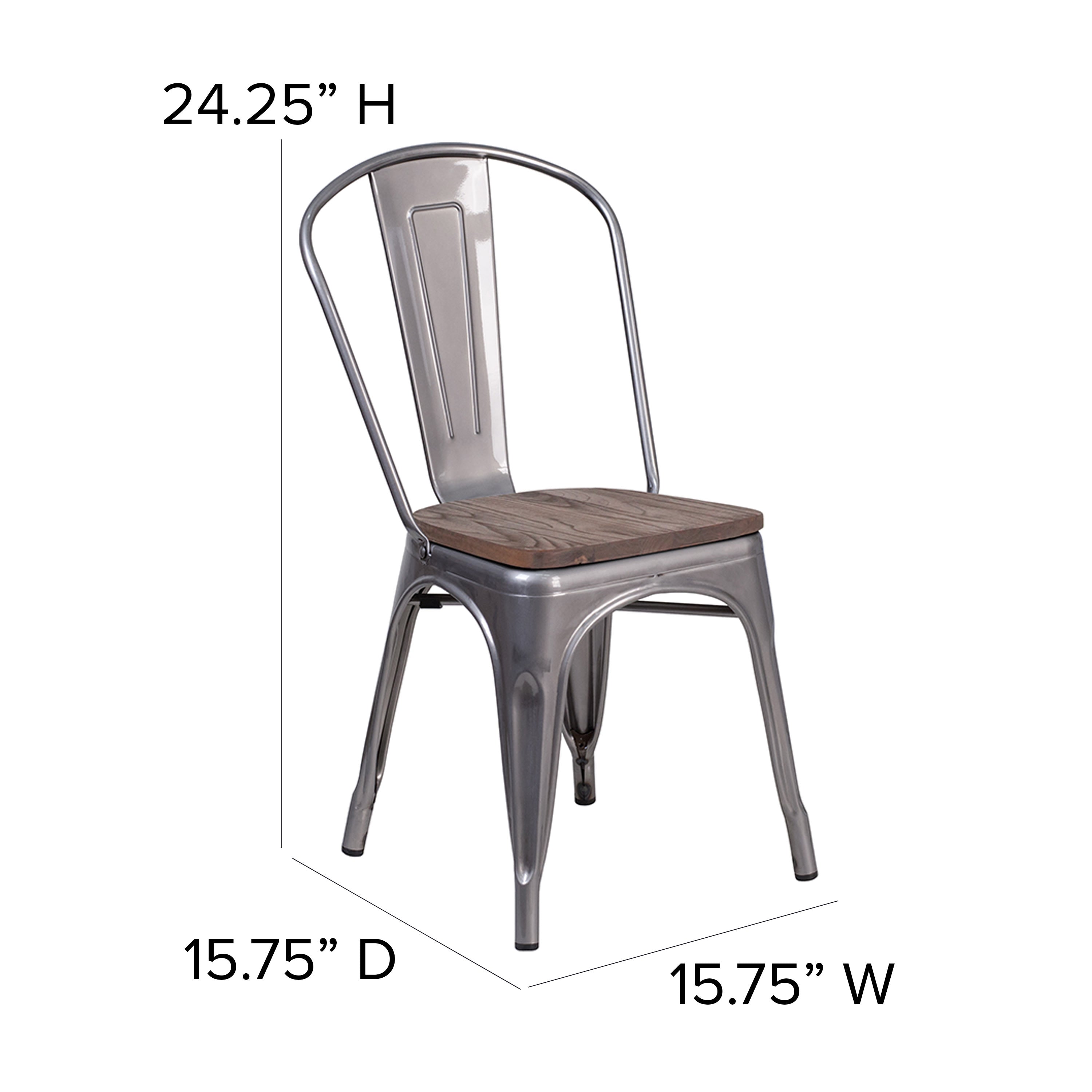 Stackable metal chairs sale